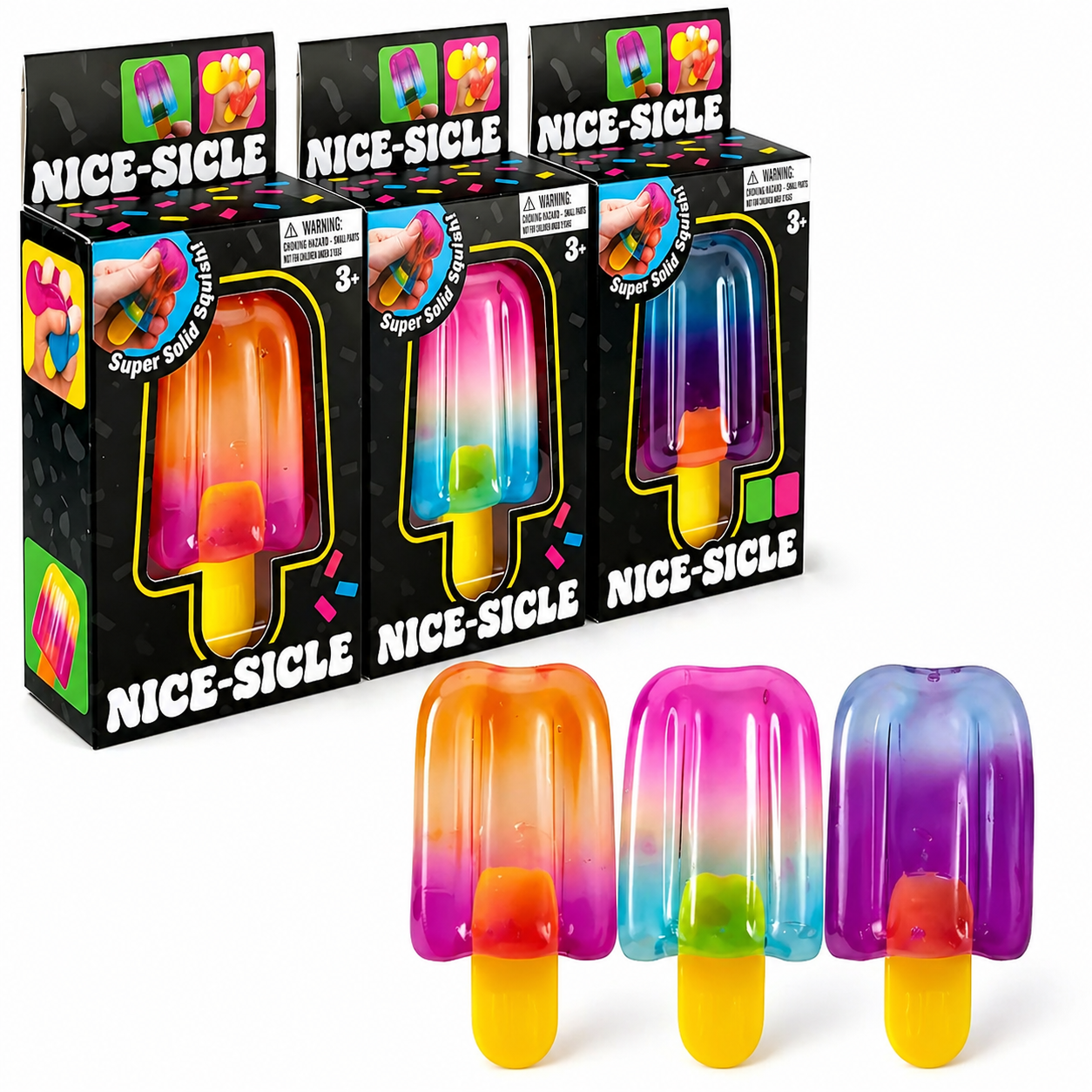 Needoh Style Sensory Squishy Cube | Anti Anxiety Squeeze Object for Focus and ADHD